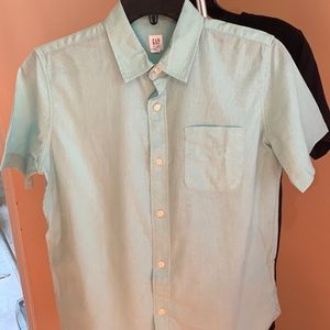 Gap linen dress shirt sz12